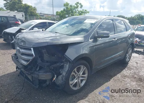2018 Ford Edge Titanium from USA, damaged, VIN 2FMPK3K88JBB87206